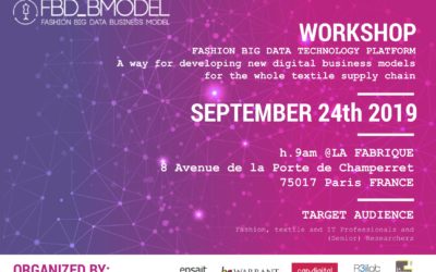 “Fashion Big Data Technology Platform” next September in Paris