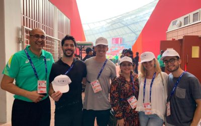 Young volunteers deployed by EYVOL during the World Athletic Championship