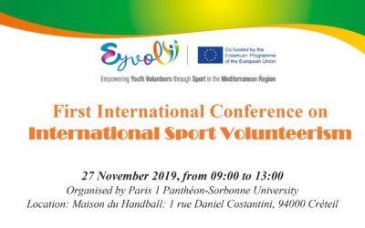 In Paris, EYVOL Conference on International Sport Volunteerism